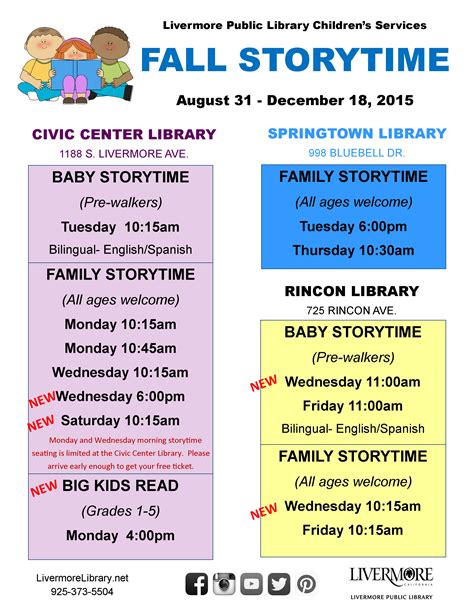 Storytimes .